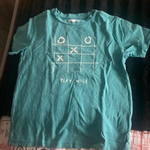 Zara tic tac toe t shirt, size 6, like new condition